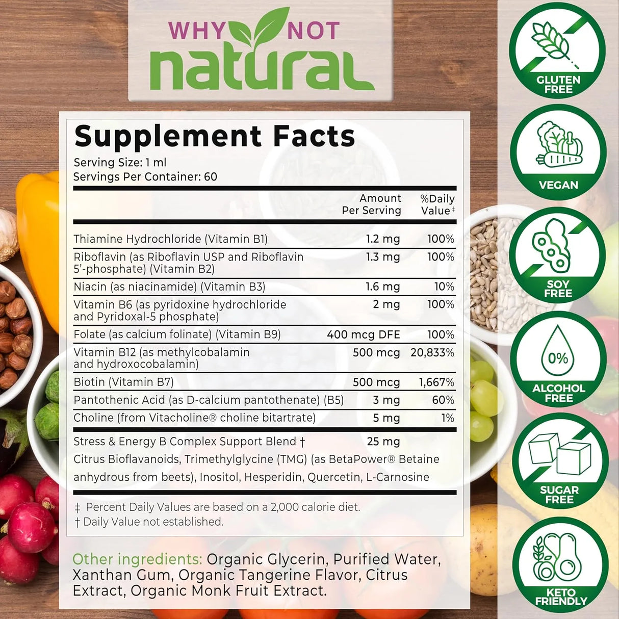 WHY NOT NATURAL - Why Not Natural Vitamin B Complex Liquid Drops 2 Fl.Oz. - The Red Vitamin MX - Suplementos Alimenticios - {{ shop.shopifyCountryName }}