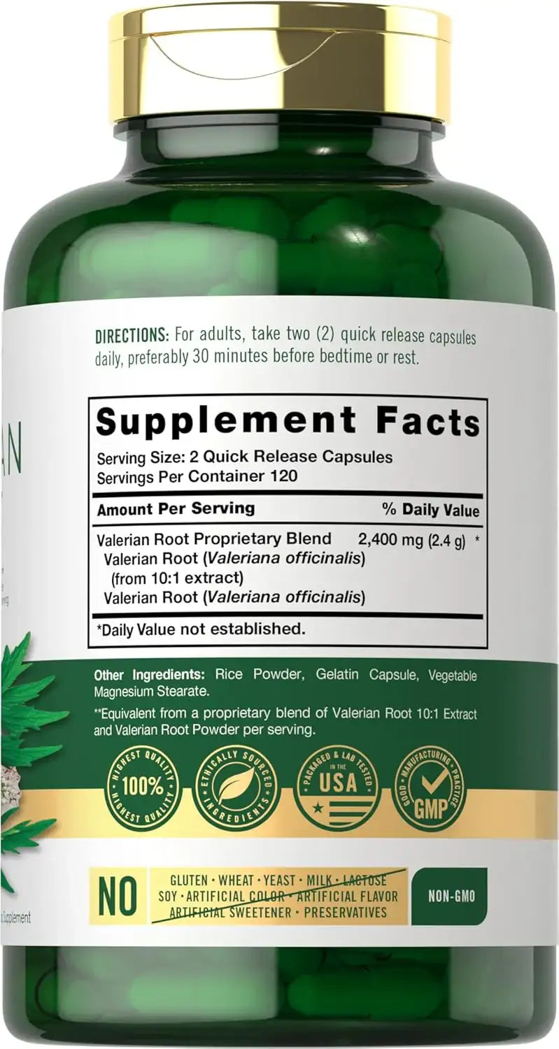 CARLYLE - Carlyle Valerian Root Capsules 2400Mg. 240 Capsulas - The Red Vitamin MX - Suplementos Alimenticios - {{ shop.shopifyCountryName }}