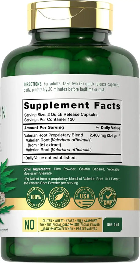 CARLYLE - Carlyle Valerian Root Capsules 2400Mg. 240 Capsulas - The Red Vitamin MX - Suplementos Alimenticios - {{ shop.shopifyCountryName }}