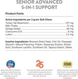 NATURVET - NaturVet Senior Advanced 5-in-1 Support Dog 60 Masticables - The Red Vitamin MX - Multivitamínicos Para Perros - {{ shop.shopifyCountryName }}