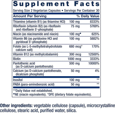 LIFE EXTENSION - Life Extension Bioactive Complete B-Complex 60 Capsulas 2 Pack - The Red Vitamin MX - Suplementos Alimenticios - {{ shop.shopifyCountryName }}