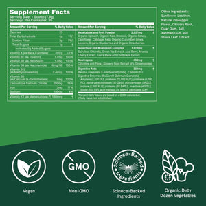 BULLETPROOF - Bulletproof Greens Powder 30 Servicios 237Gr. - The Red Vitamin MX - Suplementos Alimenticios - {{ shop.shopifyCountryName }}