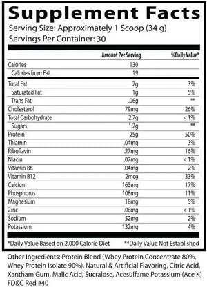 INSANE LABZ - Insane Labz Insane Whey 100% Muscle Building Whey Protein 30 Servicios Strawberries & Cream 1 Kg. - The Red Vitamin MX - Suplementos Alimenticios - {{ shop.shopifyCountryName }}