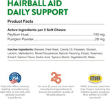 NaturVet Hairball Aid Supplement for Cats 100 Masticables