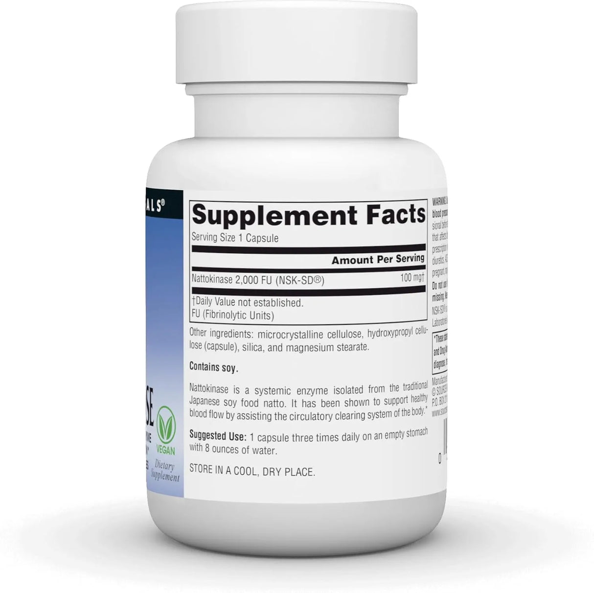 SOURCE NATURALS - Source Naturals NSK-SD Nattokinase 100Mg. 30 Capsulas - The Red Vitamin MX - Suplementos Alimenticios - {{ shop.shopifyCountryName }}