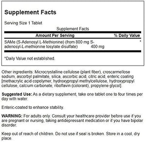 SWANSON - Swanson Ultra High-Potency Same 400Mg. 30 Tabletas - The Red Vitamin MX - Suplementos Alimenticios - {{ shop.shopifyCountryName }}