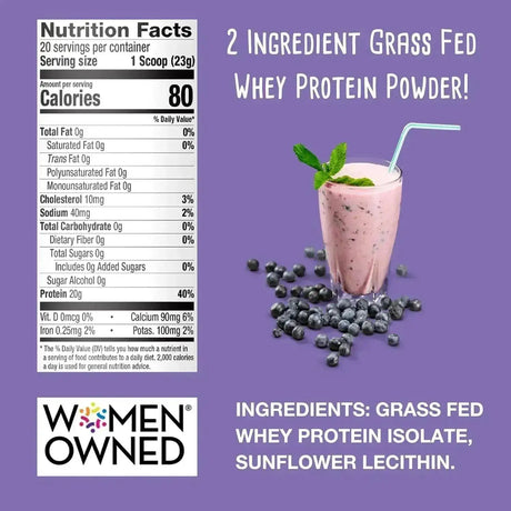 SIMPLYFUEL - simplyFUEL Grass Fed Whey Protein Powder Unflavored 460Gr. - The Red Vitamin MX - Suplementos Alimenticios - {{ shop.shopifyCountryName }}