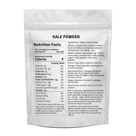 Hudetex Kale Powder Organic 226Gr.