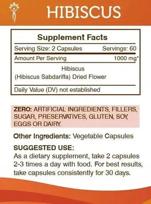 SECRETS OF THE TRIBE - Secrets of the Tribe Hibiscus 1000Mg. 120 Capsulas - The Red Vitamin MX - Suplementos Alimenticios - {{ shop.shopifyCountryName }}