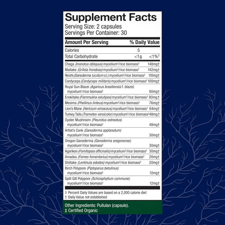 HOST DEFENSE - Host Defense MyCommunity 17 Species Blend Mushroom 60 Capsulas - The Red Vitamin MX - Suplementos Alimenticios - {{ shop.shopifyCountryName }}