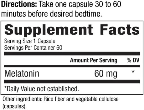 SCIENTIFIC HEALTH SOLUTIONS - Scientific Health Solutions Melatonin 60Mg. 60 Capsulas 2 Pack - The Red Vitamin MX - Suplementos Alimenticios - {{ shop.shopifyCountryName }}