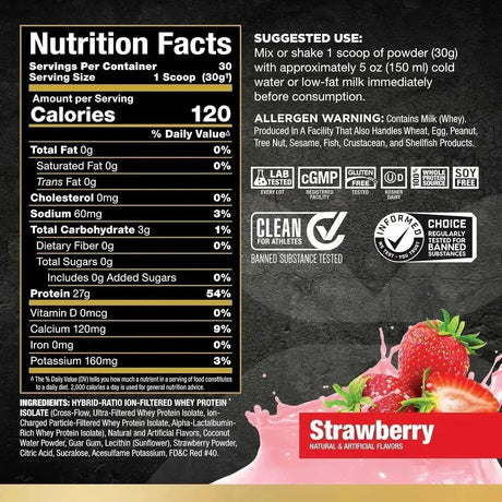 ALLMAX NUTRITION - ALLMAX Nutrition ISOFLEX Whey Protein Powder Strawberry 907Gr. - The Red Vitamin MX - Suplementos Alimenticios - {{ shop.shopifyCountryName }}