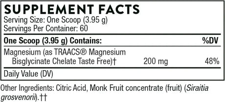 THORNE RESEARCH - Thorne Magnesium Bisglycinate Powder 187Gr. - The Red Vitamin MX - Suplementos Alimenticios - {{ shop.shopifyCountryName }}