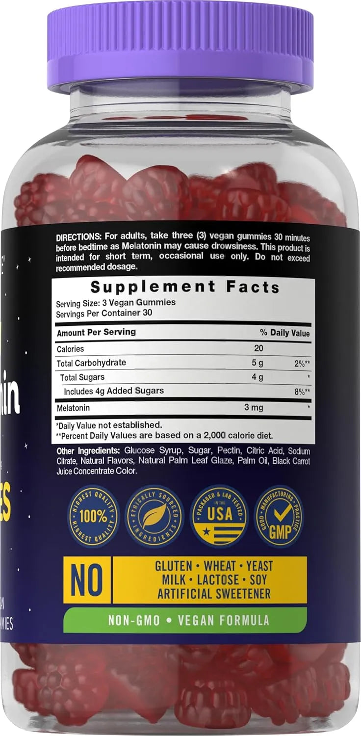 CARLYLE - Carlyle Melatonin Gummies 3Mg. 90 Gomitas - The Red Vitamin MX - Suplementos Alimenticios - {{ shop.shopifyCountryName }}