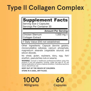 JARROW FORMULAS - Jarrow Formulas Type II Collagen Complex 1000Mg. 60 Capsulas - The Red Vitamin MX - Suplementos Alimenticios - {{ shop.shopifyCountryName }}