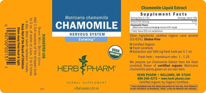 HERB PHARM - Herb Pharm Certified Organic Chamomile Liquid Extract 4 Fl.Oz. - The Red Vitamin MX - Suplementos Alimenticios - {{ shop.shopifyCountryName }}