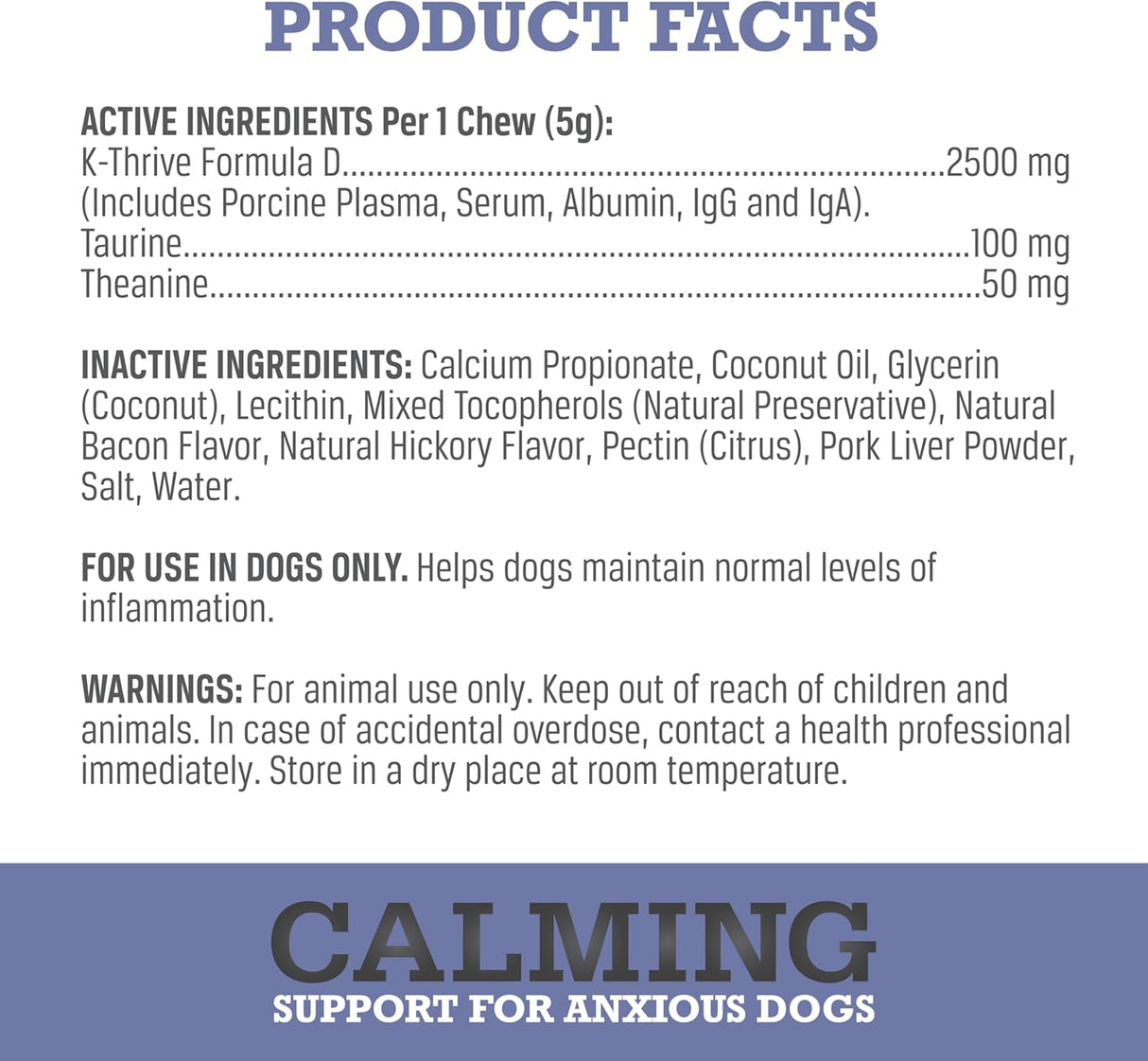 WINPRO Calming Chews for Dogs 60 Masticables