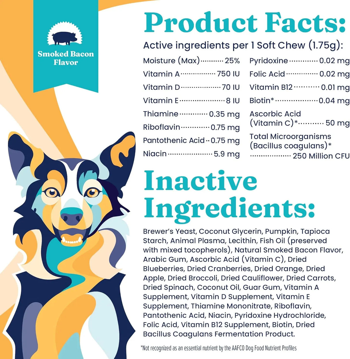 The Red Vitamin MX - Solid Gold Dog Multivitamin Bacon Flavor 120 Masticables - The Red Vitamin MX - SOLID GOLD - {{ shop.shopifyCountryName }}