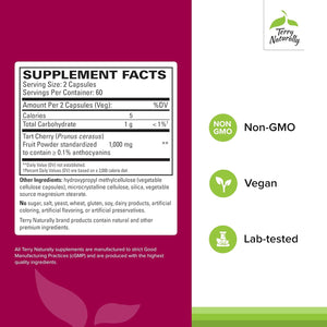 Terry Naturally Tart Cherry 120 Capsulas