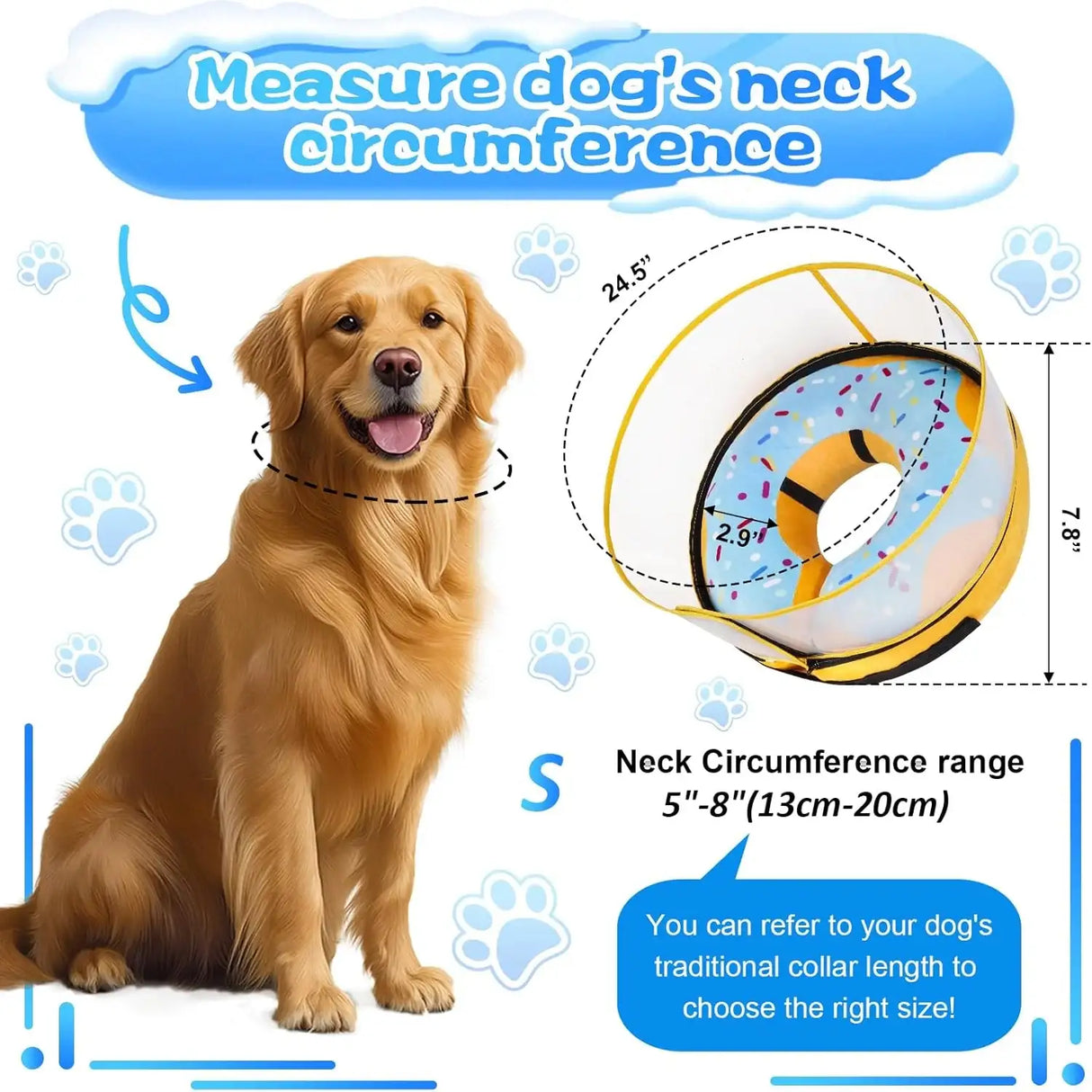 CNEO - Cneo Inflatable Dog Cone Collar with Detachable Enhanced Anti-Licking Shield BLUE SMALL - The Red Vitamin MX - Collares y Conos De Recuperación Para Perros - {{ shop.shopifyCountryName }}