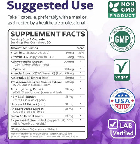 HEALTHS HARMONY - Healths Harmony Adrenal System Support 60 Capsulas - The Red Vitamin MX - Suplementos Alimenticios - {{ shop.shopifyCountryName }}