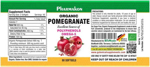 PHARMAKON - PHARMAKON Organic Pomegranate Extract 90 Capsulas Blandas - The Red Vitamin MX - Suplementos Alimenticios - {{ shop.shopifyCountryName }}