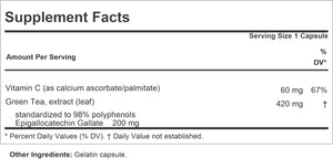 ANDREW LESSMAN - Andrew Lessman Green Tea EGCG 200 30 Capsulas - The Red Vitamin MX - Suplementos Alimenticios - {{ shop.shopifyCountryName }}