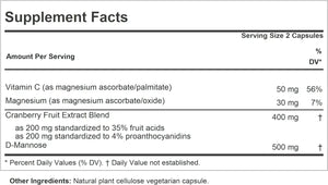 ANDREW LESSMAN - ANDREW LESSMAN Cranberry with D-Mannose Supports Bladder Kidney and Urinary Tract 180 Capsulas - The Red Vitamin MX - Suplementos Alimenticios - {{ shop.shopifyCountryName }}