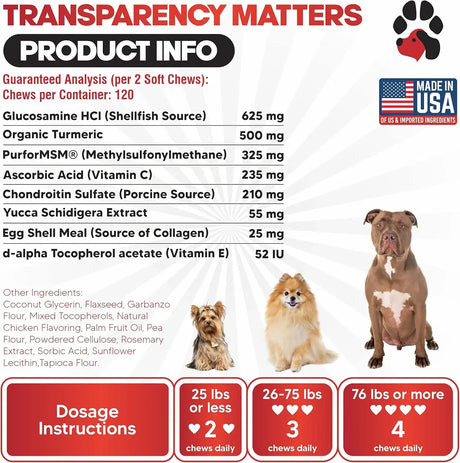 PLANOPAWS - Planopaws ActivTreats Hip and Joint Supplement Chicken 120 Masticables - The Red Vitamin MX - Cuidado De Cadera Y Articulaciones Para Perros - {{ shop.shopifyCountryName }}