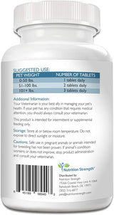 Nutrition Strength Cardio Support for Dogs Plus Antioxidants 120 Tabletas Masticables