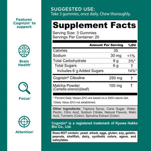 GOLI NUTRITION - Goli Matcha Mind Gummies 60 Gomitas - The Red Vitamin MX - Suplementos Alimenticios - {{ shop.shopifyCountryName }}