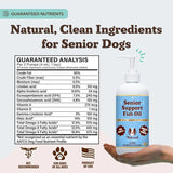 NATURAL DOG - Natural Dog Company Omega 3 Fish Oil for Senior Dogs 16 Fl.Oz. - The Red Vitamin MX - Aceite De Pescado Para Perros - {{ shop.shopifyCountryName }}