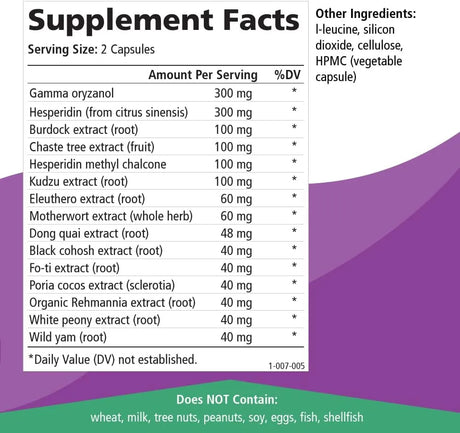 PURE ESSENCE LABS - Pure Essence Labs Transitions Menopause Relief 60 Capsulas - The Red Vitamin MX - Suplementos Alimenticios - {{ shop.shopifyCountryName }}