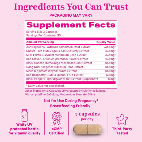 PINK STORK - Pink Stork Menopause Supplements for Women 60 Capsulas - The Red Vitamin MX - Suplementos Alimenticios - {{ shop.shopifyCountryName }}