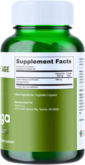 INFINITE AGE - INFINITE AGE Organic Moringa Leaf Powder 1000Mg. 60 Capsulas - The Red Vitamin MX - Suplementos Alimenticios - {{ shop.shopifyCountryName }}