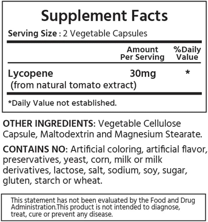 ML NATURALS - ML Naturals Natural Lycopene 30Mg. 240 Capsulas - The Red Vitamin MX - Suplementos Alimenticios - {{ shop.shopifyCountryName }}