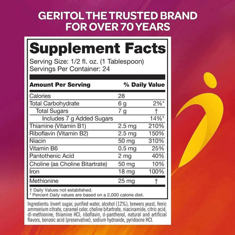 GERITOL - Geritol Liquid Vitamin and Iron 354Ml. 2 Pack - The Red Vitamin MX - Suplementos Alimenticios - {{ shop.shopifyCountryName }}