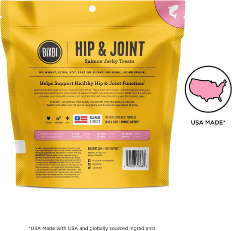 BIXBI - BIXBI Hip & Joint Support Salmon Jerky Dog Treats 263Gr. - The Red Vitamin MX - Cuidado De Cadera Y Articulaciones Para Perros - {{ shop.shopifyCountryName }}