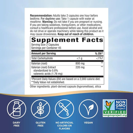 NATURE'S WAY - Nature's Way Valerian Premium Extract 220Mg. 90 Capsulas 2 Pack - The Red Vitamin MX - Suplementos Alimenticios - {{ shop.shopifyCountryName }}