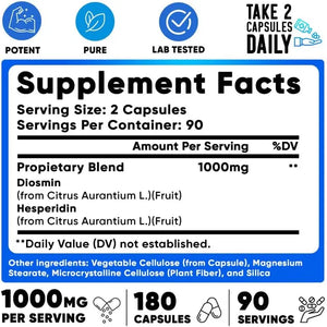 WE LIKE VITAMINS - We Like Vitamins Diosmin Hesperidin 1000Mg. 180 Capsulas - The Red Vitamin MX - Suplementos Alimenticios - {{ shop.shopifyCountryName }}