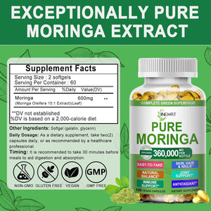 JINGYAT - JINGYAT Moringa 120 Capsulas Blandas - The Red Vitamin MX - Suplementos Alimenticios - {{ shop.shopifyCountryName }}