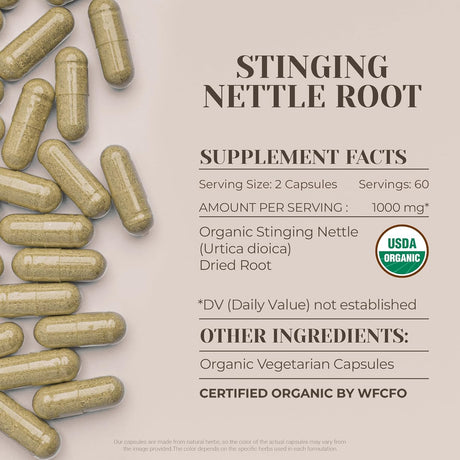 Garden Organics Stinging Nettle Root 120 Capsulas