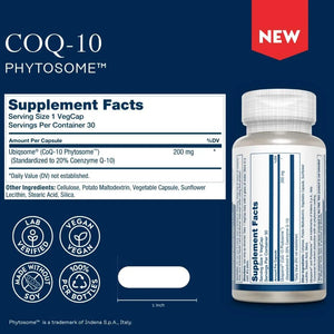 SOLARAY - SOLARAY CoQ-10 Phytosome 30 Capsulas - The Red Vitamin MX - Suplementos Alimenticios - {{ shop.shopifyCountryName }}