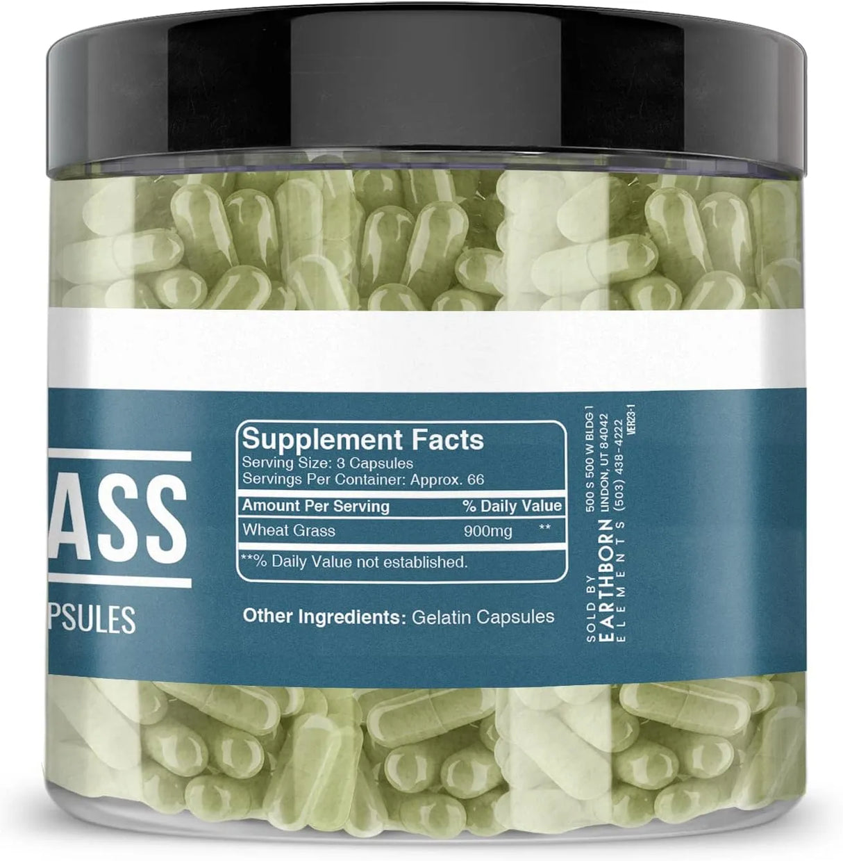 EARTHBORN ELEMENTS - Earthborn Elements Wheat Grass 200 Capsulas - The Red Vitamin MX - Suplementos Alimenticios - {{ shop.shopifyCountryName }}