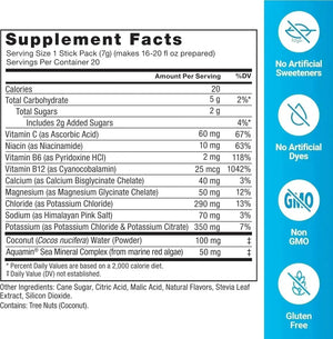 FORCE FACTOR - Force Factor Liquid Labs Electrolytes Powder Lemon Lime 20 Paquetes - The Red Vitamin MX - Suplementos Alimenticios - {{ shop.shopifyCountryName }}