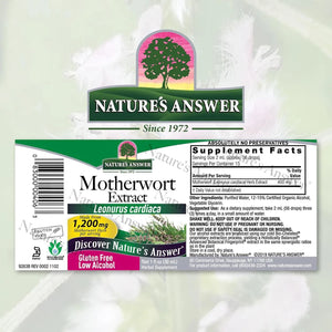 NATURE´S ANSWER - Nature's Answer Motherwort Extract 1 Fl.Oz. - The Red Vitamin MX - Suplementos Alimenticios - {{ shop.shopifyCountryName }}