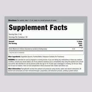 PIPING ROCK - Piping Rock Reishi Mushroom Tincture 4 Fl.Oz. - The Red Vitamin MX - Suplementos Alimenticios - {{ shop.shopifyCountryName }}