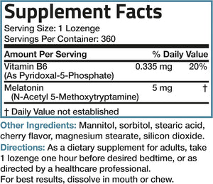 BRONSON - Bronson Melatonin 5Mg. Fast Dissolve Cherry Tablets 360 Tabletas - The Red Vitamin MX - Suplementos Alimenticios - {{ shop.shopifyCountryName }}
