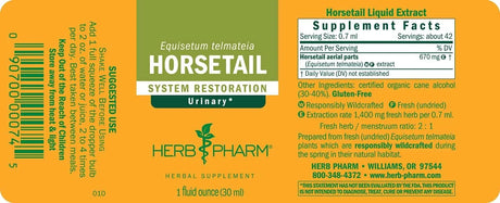 HERB PHARM - Herb Pharm Horsetail Liquid Extract 1 Fl.Oz. - The Red Vitamin MX - Suplementos Alimenticios - {{ shop.shopifyCountryName }}