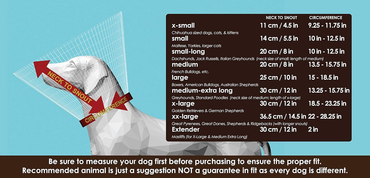 All Four Paws Comfy Cone Pet Cone for Dogs BLACK XXLARGE